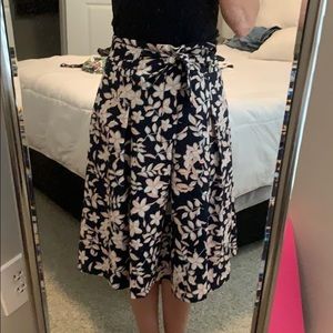 Floral Banana Republic Skirt